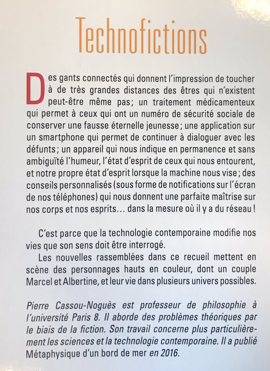 Societe Des Amis De Marcel Proust Dans Technofictions Qui Vient De Paraitre Aux Editionsducerf Pierre Cassou Nogues Raconte L Histoire D Amour Qui Unit Dans Une Cite Balneaire Des Annees 19 Grace A