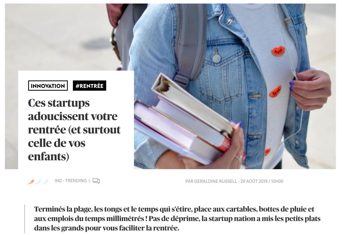 L'heure de la rentrée va bientôt sonner 🎒et avec elle sa routine de conduite des #enfants aux différentes activités !👧🏼🧑🏽⚽️💃🏽 
Pour ne pas se sentir débordé dès septembre, <a href="/Hopways_France/">Hopways</a> a la solution ! 
#chauffeurs #conduite #sécurité  
 <a href="/bymaddyness/">Maddyness</a> 
maddyness.com/2019/08/29/sta…