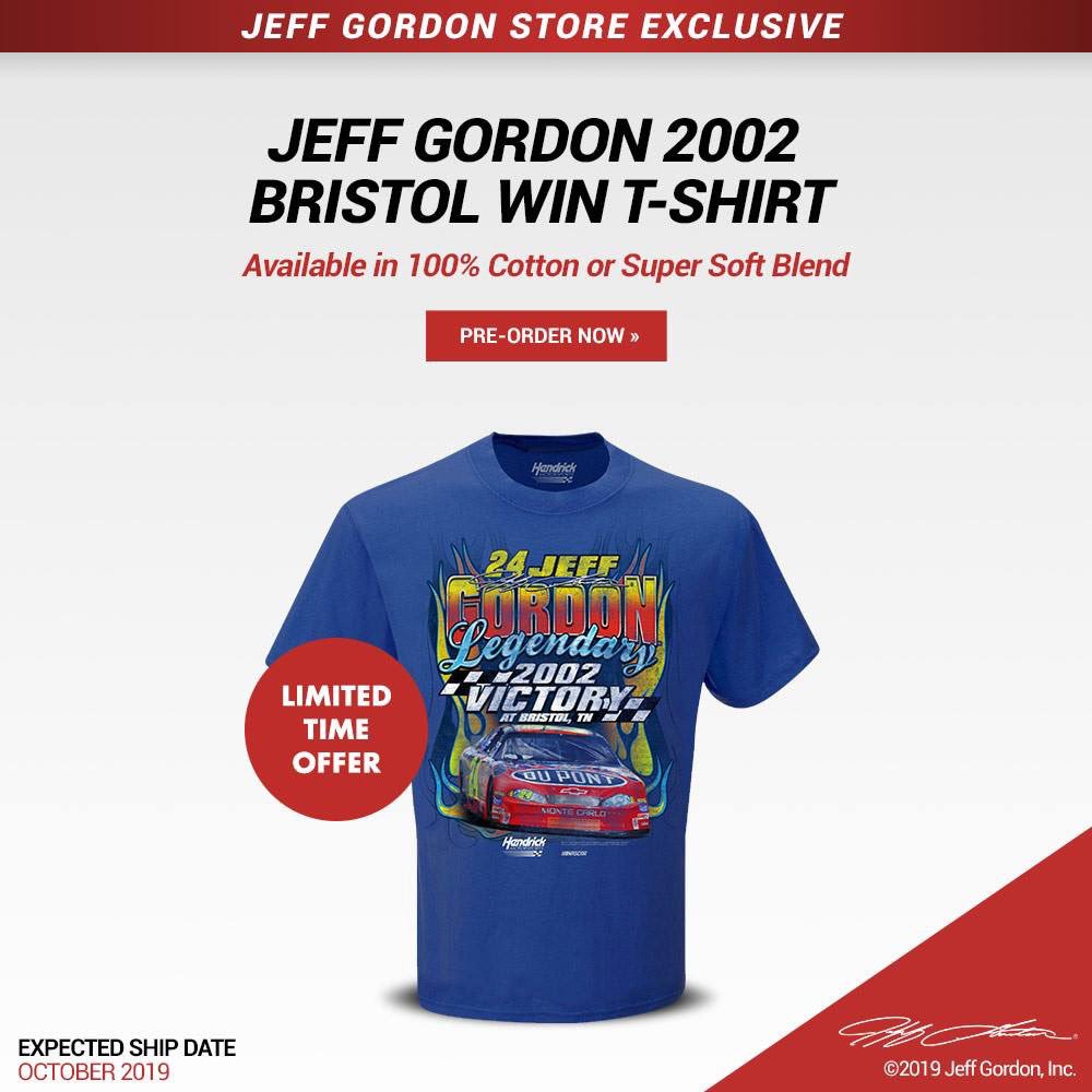 The #2 fans didn't like it, but the #24 fans did! 😄 

🚨 Only 1 day left to guarantee you don’t miss out on this <a href="/JeffGordonStore/">Jeff Gordon Store</a> exclusive tee. 🚨

2002 Bristol Win T-Shirt

⬇️⬇️

store.jeffgordon.com/dept/featured?…
