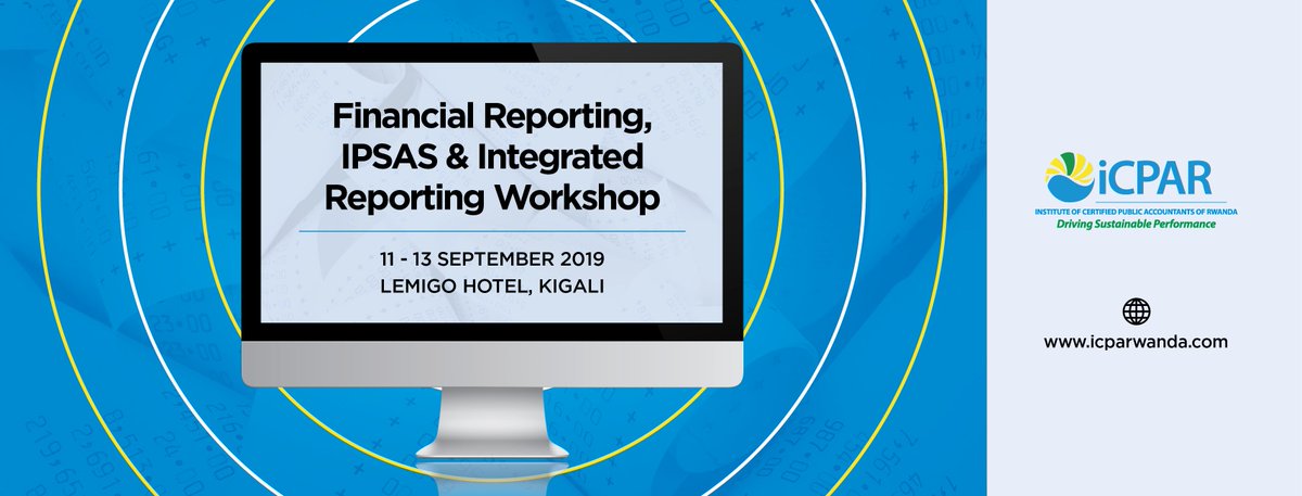 #happeningsoon: An interactive training workshop designed specifically for members of (iCPAR); #accountants ,#managers and all individuals who wish to update themselves on the international standards and integrated reporting. Dnt miss this opport, hurry and advance ur career