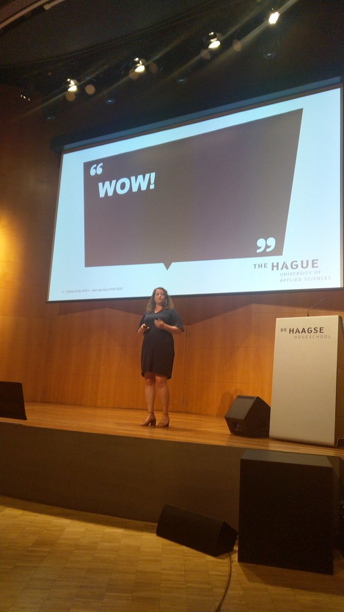 Christine de Lille opent het hogeschooljaar met onze impact op de SDG's
