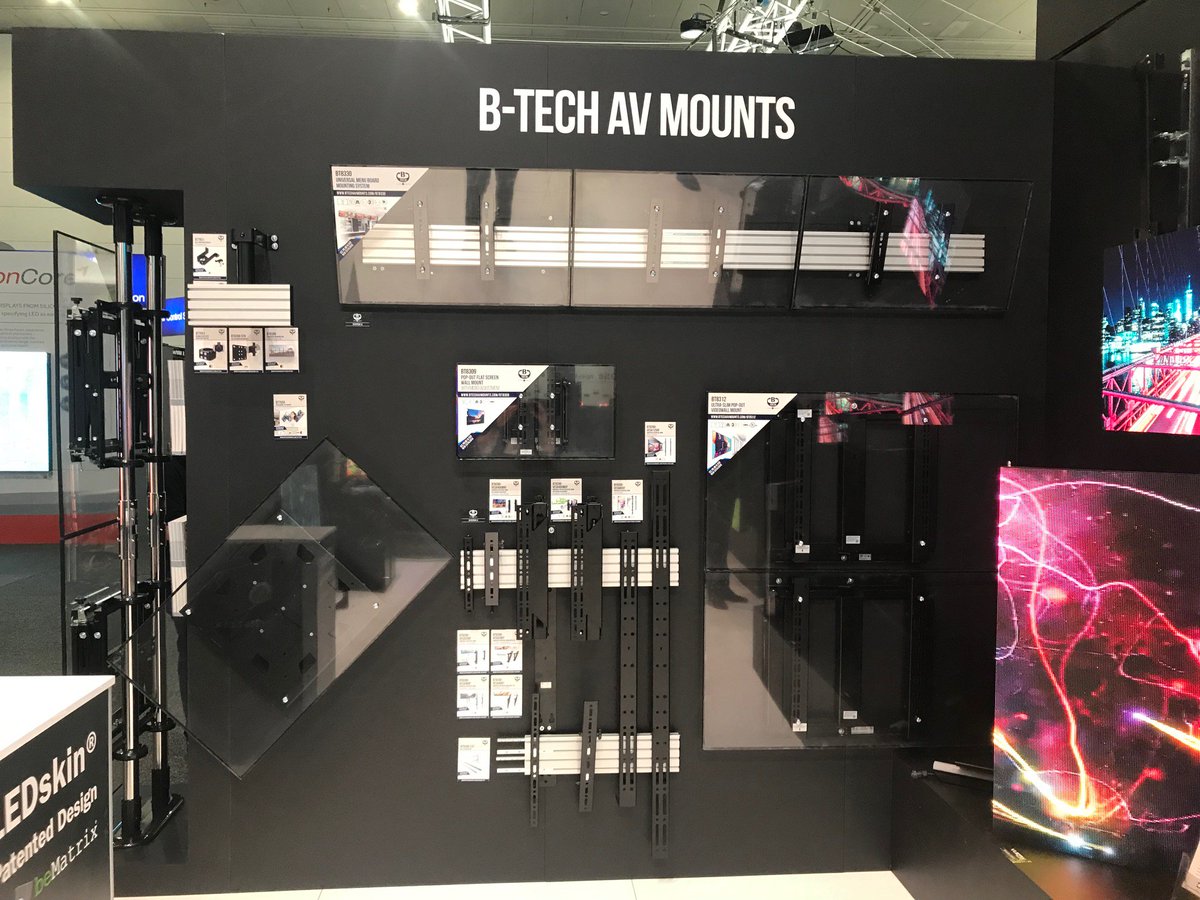 btechavmounts's tweet photo. It’s been a fantastic three days at #IntegrateExpo, relaunching the B-Tech brand in the ANZ market with our distribution partner #ULAGroup The future is bright indeed! #avtweeps #avinstall https://t.co/9mVJRG1emu https://t.co/5Zv0J0Kc13