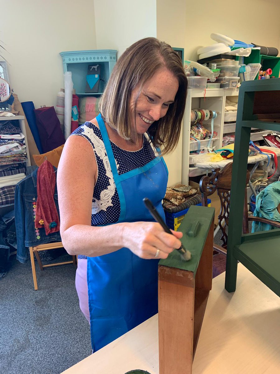 Our final volunteering in the community update: Alison and Tony thoroughly enjoyed their experience volunteering at <a href="/tyhafan/">Tŷ Hafan Children's Hospice</a> today, painting and making more amazing items to sell for the charity! Thank you Ty Hafan for having us this week. #volunteering #penarth #community