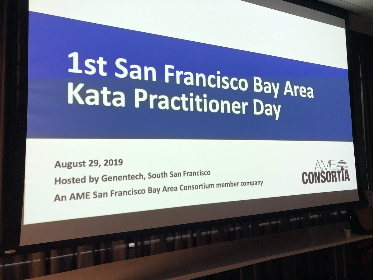 MikeLombard's tweet image. #ToyotaKata + @genentech hosting + @AMEConnect supporting = gonna be a solid event! @RealMikeRother @kbjanderson #SoldOutEvent