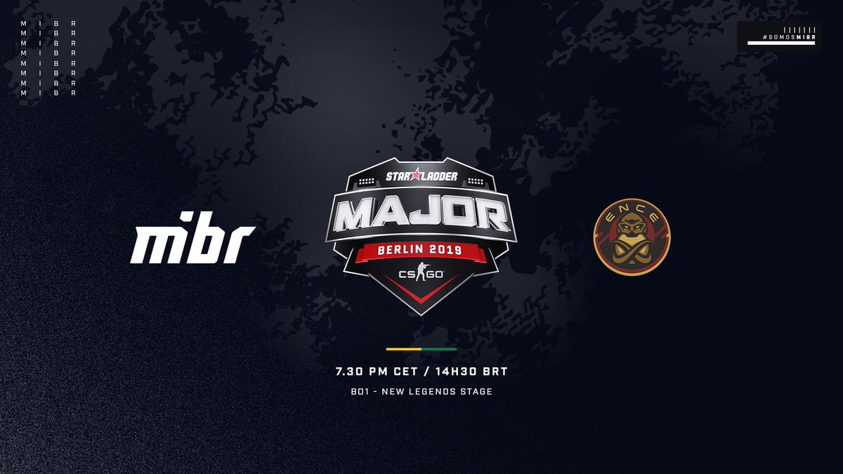 1-0 e seguimos confiantes jogando com alegria hoje contra a <a href="/ENCE/">ENCE</a> !

1-0 as we keep playing confident and happy today vs <a href="/ENCE/">ENCE</a> !

#SomosMIBR

EN - twitch.tv/starladder_cs_…
PT-BR
twitch.tv/starladder_cs_…
twitch.tv/gaules