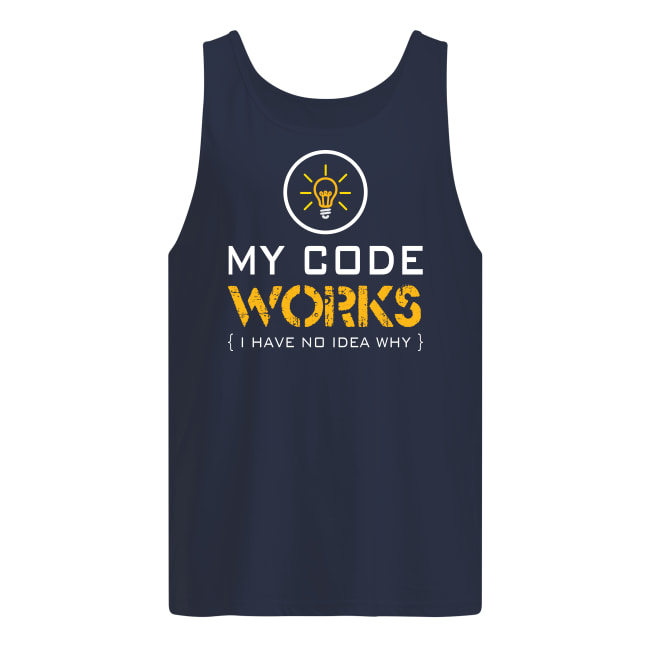 T_shirtSt's tweet photo. 🌈🌈🌈T-Shirt : My Code Works 🌈🌈🌈
☞ https://t.co/k9wlTGKty4

Over 100 styles: ☞ link: https://t.co/eTGbIxM57C
#code #tshirt #development #programming #developer https://t.co/rbnpsplpVL