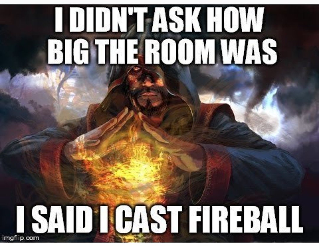 TavernLux's tweet photo. When a chaotic neutral doesn't care about the logistics. (We may have a few. 😏)#luxtavern #tabletoprpg #gaming #dnd5e #dungeonsanddragons #boardgamegeek #cosplay  #dice #nerd #gamer #artist #roleplaying  #illustration #geek #d20 #fantasy  #dungeonmaster #memes #magicisexpensive https://t.co/WIUR1sceaS