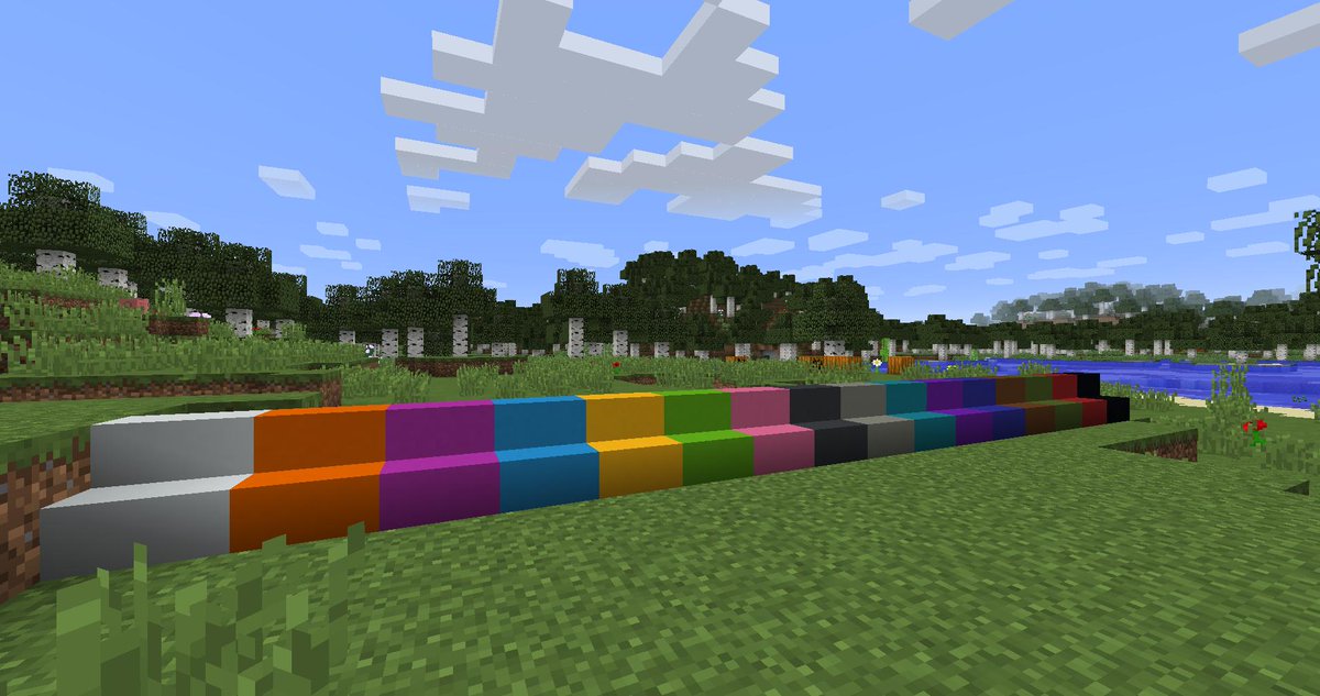 Scott (ECKOSOLDIER) (@eckoxsoldier) on Twitter photo Retweet if you'd like to see concrete stairs and slabs in the next Minecraft update 👀✨🔥 Retweet if you'd like to see concrete stairs and slabs in the next Minecraft update 👀✨🔥