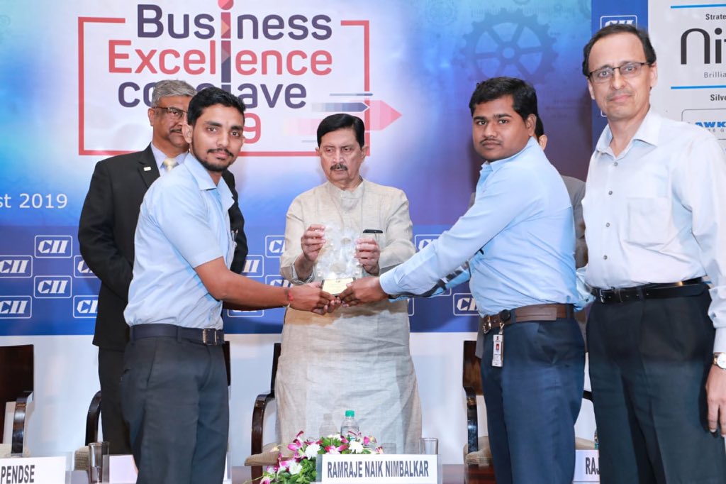 CIIEvents's tweet image. CII-WR hosted the #BusinessExcellence Conclave &amp;amp; #PokaYoka Comp.on various #HumanMistake Proofing method projects. 
Winners for following categories:-
-Safety,Health&amp;amp;Environment: @SigmaElectricM
-Mfg Process-Large: @TataAutoComp
-Mfg Process-SSI: Takshi Auto components Pvt Ltd