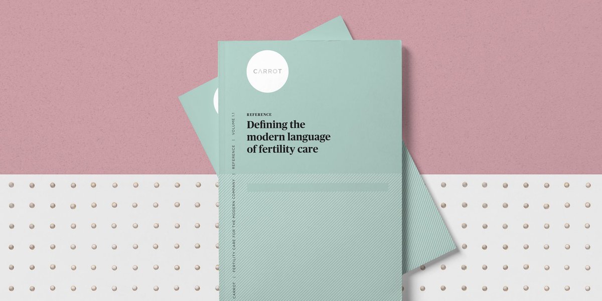 CarrotFertility's tweet photo. You asked, we answered. HR leaders asked for advice on how to talk with employees about topics like egg freezing, IVF, adoption, and gestational carrier services. Check out our guide to modern fertility language https://t.co/CxDOQEFimB https://t.co/GDHC8LrxQJ