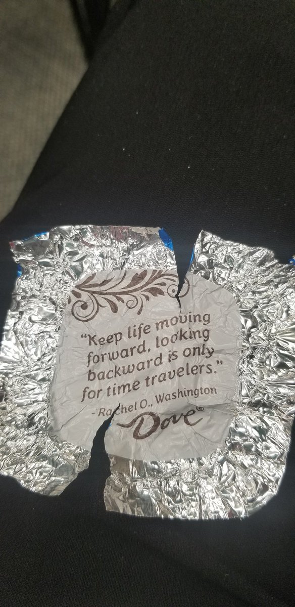 Sometimes your greatest inspiration comes from the Dove chocolate shared by the presenter whose topic was "Bridging the Generational Gap in the Workplace." #SupervisorsSummit19