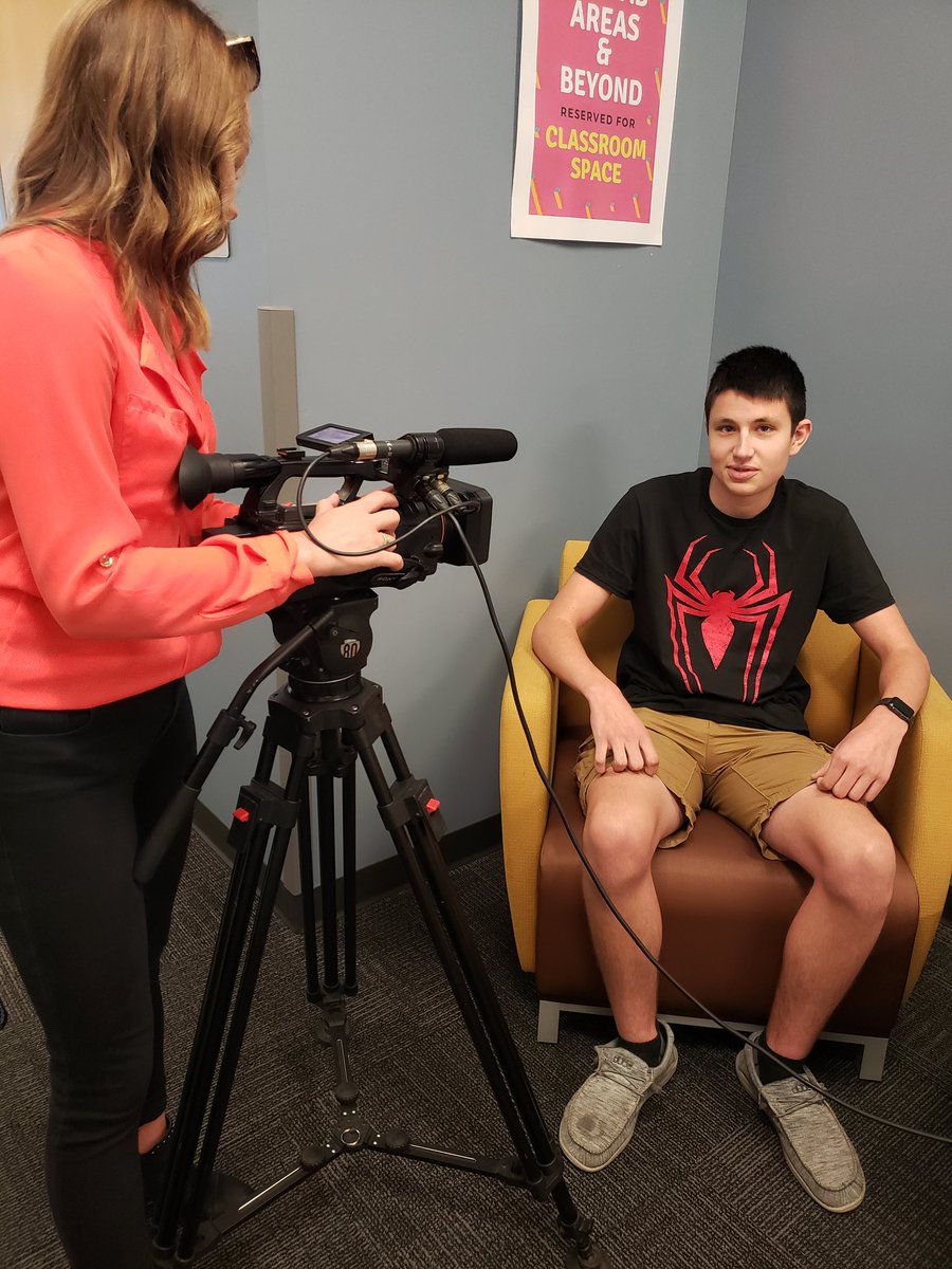 Our <a href="/LegacySabers/">Legacy High School</a> <a href="/sabercybers/">Legacy Saber Cybers</a> and Technology Student Interns are being interviewed by <a href="/KFYRTV/">KFYR-TV</a> today which focuses on student success skills and meeting our industry partners picture of a graduate!
