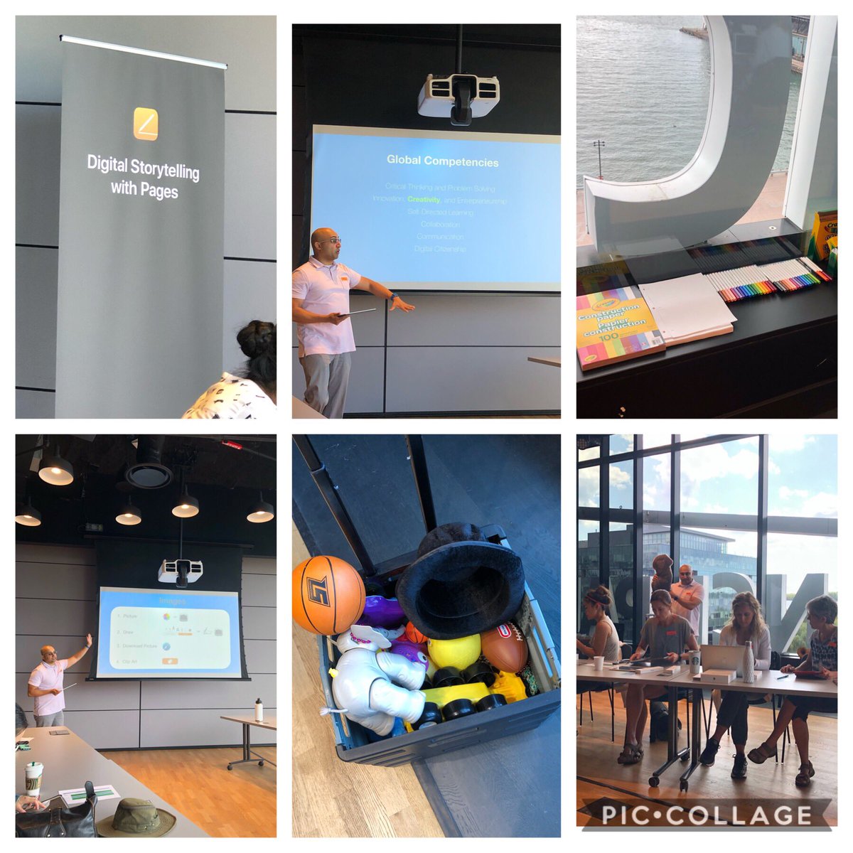 Great session this morning, learning about the value of creativity using “Digital Storytelling with Pages”. Way to go <a href="/MrN123T/">Michael Noronha</a> ! #ADEinTO #EveryoneCanCreate <a href="/LaunchpadTO/">Launchpad</a> <a href="/EvelinNiemiec/">Sum fun with STEM</a>
