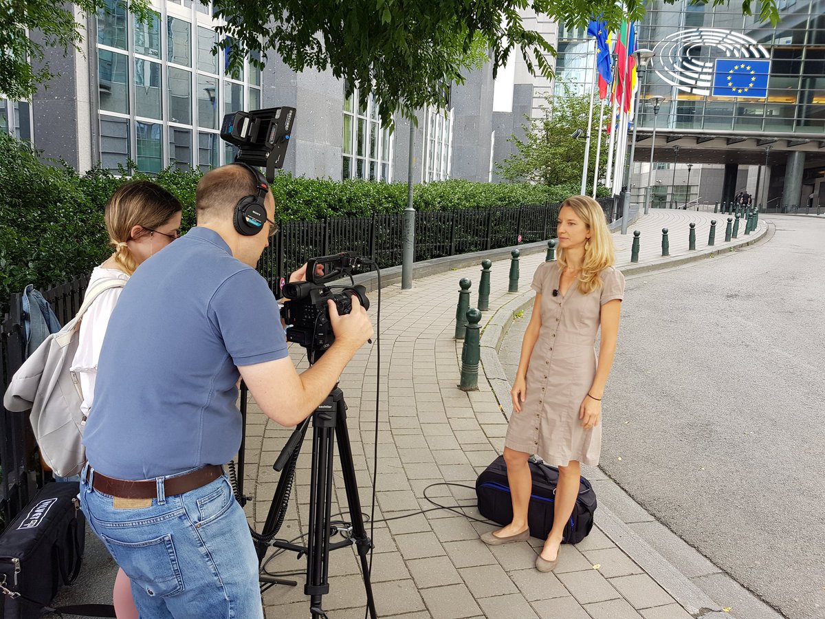 EU_Aluminium's tweet photo. Great day shooting our new #INDUSTRYPLUS Manifesto video with European Aluminium's own @colinelavorel and our members @RonnaugSS, Olivera from @Alcoa &amp; Nick from @MytilineosSA!

We're releasing the video in the 3rd week of Sept so stay tuned! https://t.co/6f5ZPR7tde