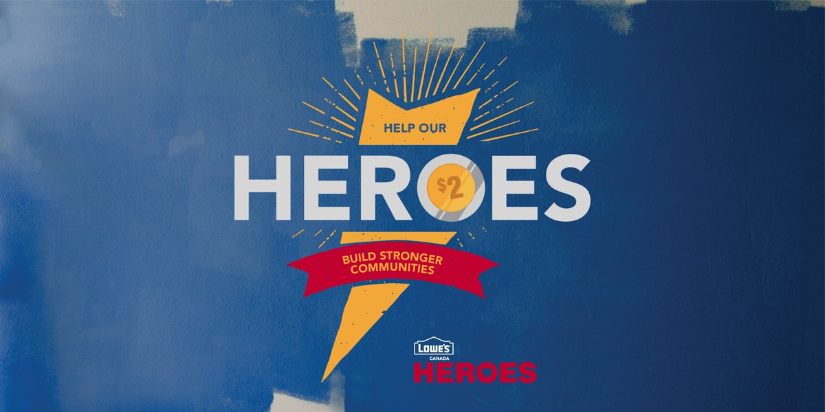 LowesCanadaCorp's tweet photo. The Lowe's Canada #HeroesCampaign is back! Throughout September, all @Lowes_Canada, @RONAinc, and @RenoDepot_CA corporate stores will support a local NPO or public school of their choosing—a hero in their community. To know more: https://t.co/2m3Lq1bfkr https://t.co/sxTByv78LK