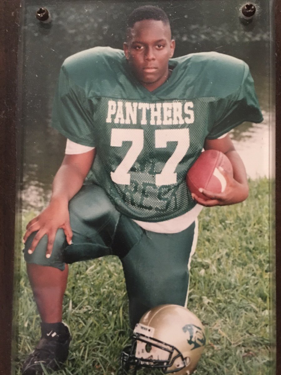 KevinBoothe77's tweet photo. Good luck to @PineCrestFB this season! #pantherpride #PlayFootball #middleschool #thatfade👀😂 https://t.co/G2bOwv7TJU