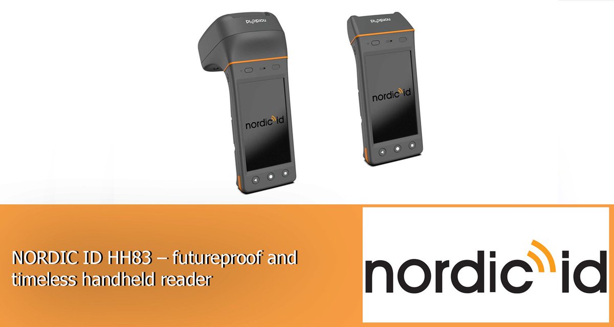 CisperRFID's tweet photo. Futureproof and timeless handheld reader? Meet the @NordicID HH83. Designed for quick, accurate and reliable data collection whether it is for barcode or #UHF RFID reading. https://t.co/j1EnwZT7a2
#RFID #rfidreader https://t.co/aSUhRK3BLJ