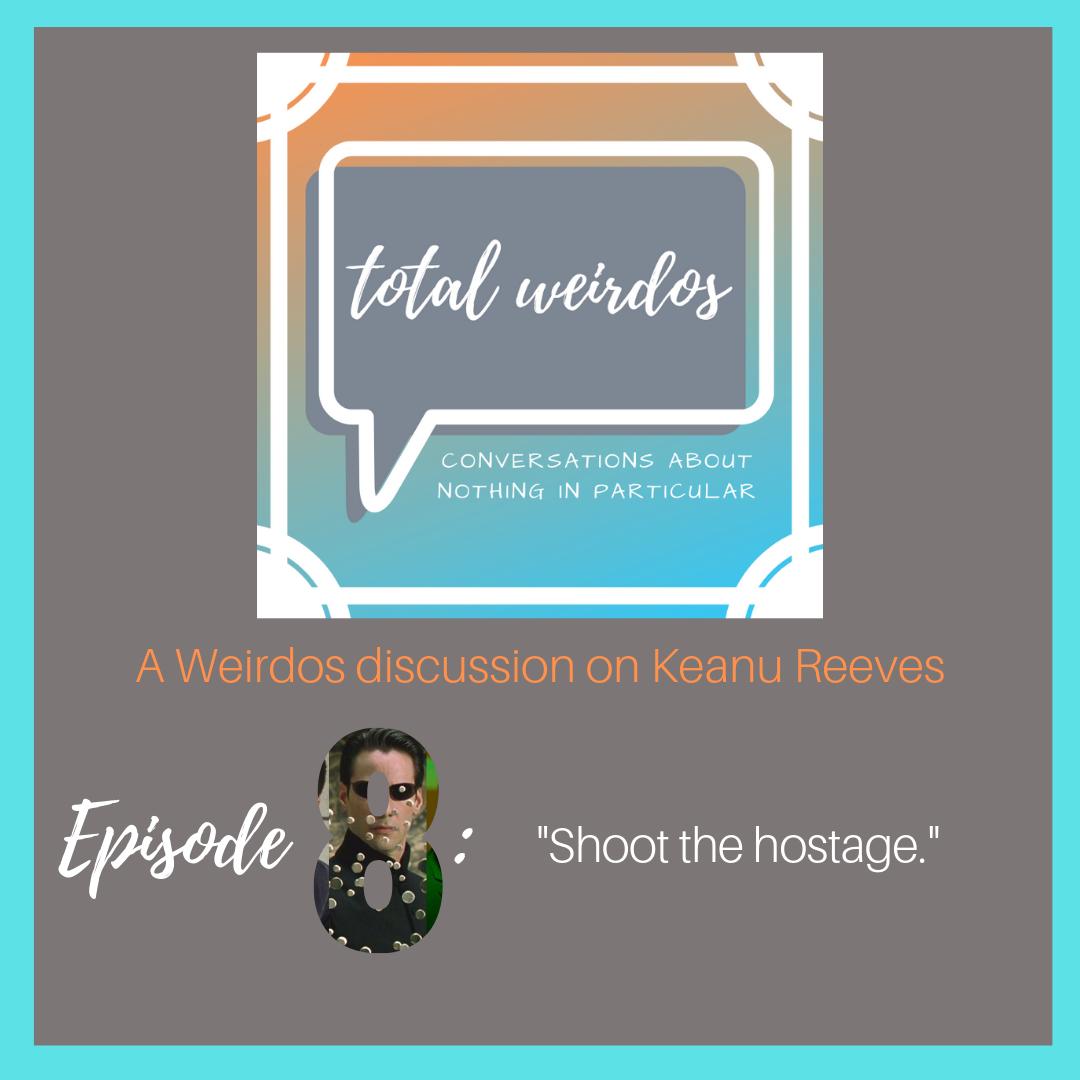 TotalWeirdos's tweet photo. There's just something very relaxing about watching John Wick kill people.  The Weirdos discuss all things Keanu!  #totalweirdospodcast #conversationsaboutnothing #keanureeves #keanaissance #johnwick #popquizhotshot https://t.co/GzsSWWbhaP