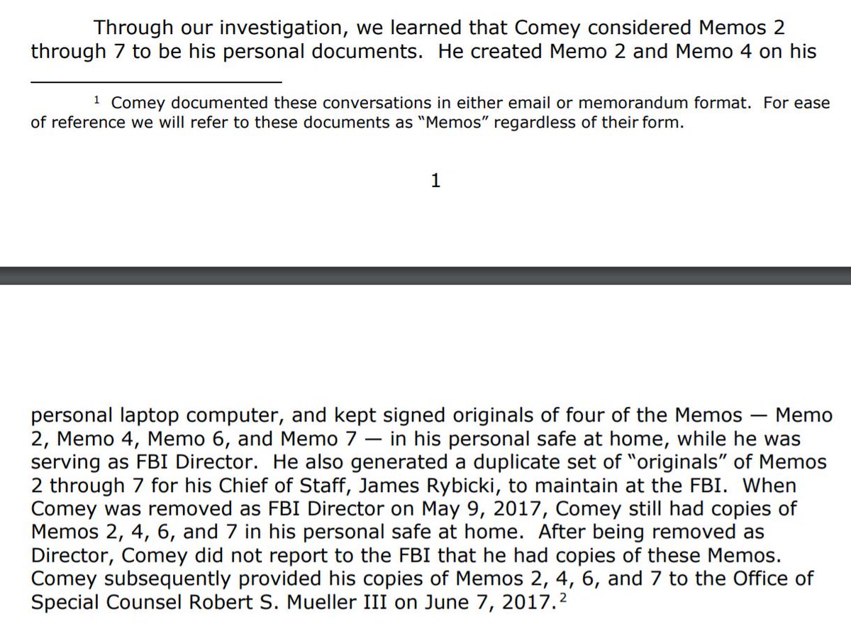 Comey testified that he believed Memos 2-7 were all personal memos. Hillary alibi #3, she deleted all the emails her attorneys considered personal!