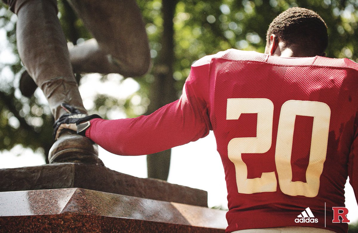rutgers football long sleeve jersey