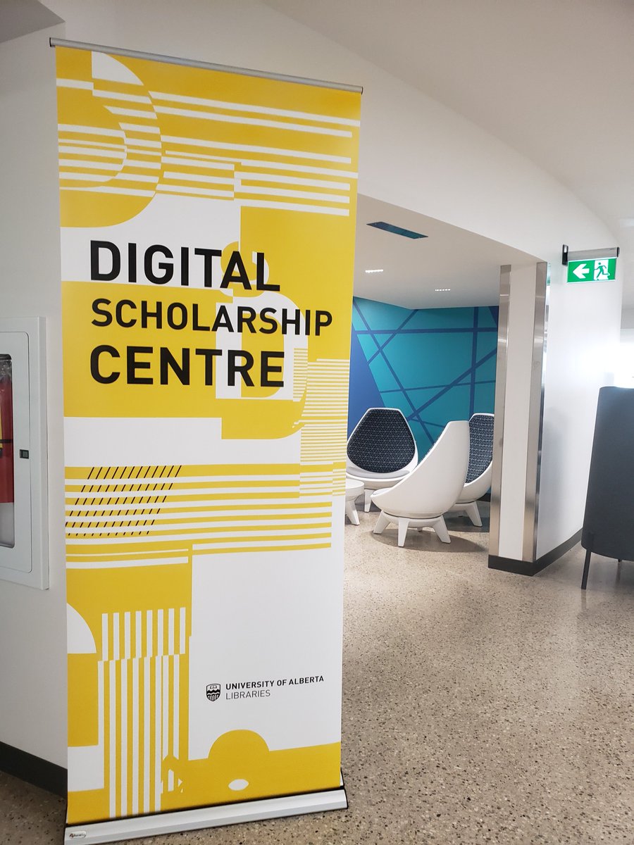 UAlbertaNorth's tweet photo. The Digital Scholarship Centre in Cameron Library is definitely worth a visit #ualberta #digitallearning #digitalscholarship #collaboration #cameronlibrary @UAlbertaFGSR@ualbertaGSA @UAlberta https://t.co/82ulD79qPQ