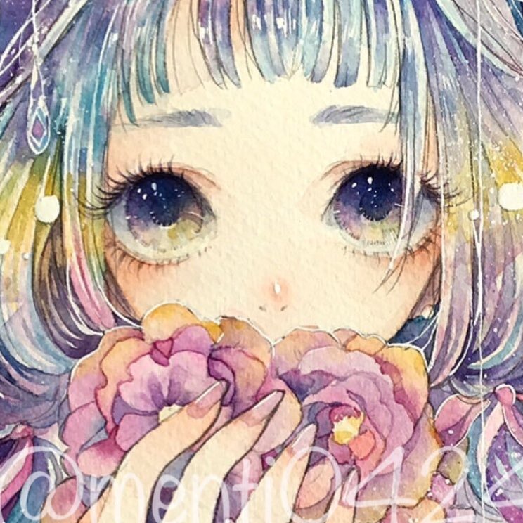 「#目元を載せたらブァーって拡散されなくてもフォローが来なくてもいいけどあなたが好」|もてぎ@星月のささやく夜にあかりを灯してのイラスト