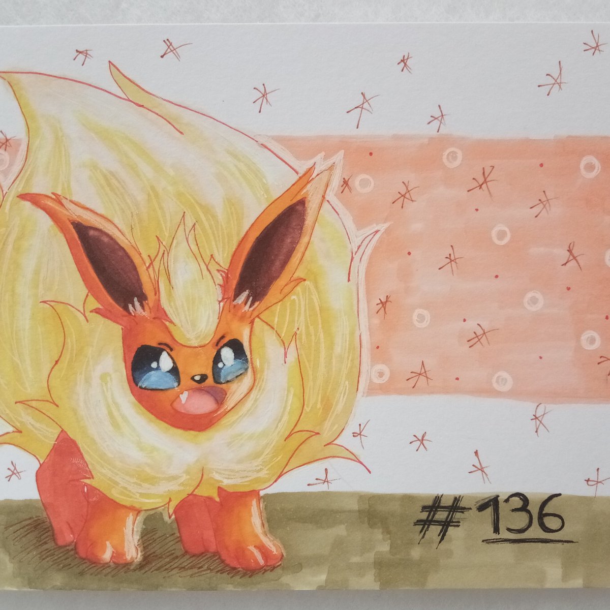 AlexKekzii's tweet photo. Hello there :3
Just wanted to say, that I will start posting my drawings here from now on. 
And I also got me into Instagram. 
Here: https://t.co/AmWRxYlqUs

As little start, take those three pokémon fanarts. :3

#art #fanart #copic #pokemon #gardevoir #flareon #houndour https://t.co/j3T4yyj4Js