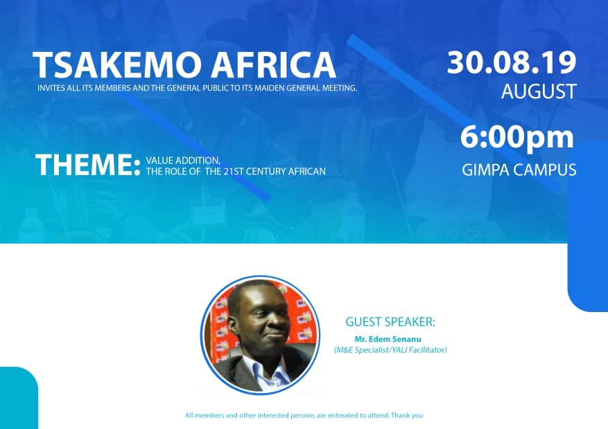 tsakemo's tweet photo. Tsakemo Africa to hold its first general meeting on the theme “Value Addition, the Role of the 21st Century African”. #Tsakemo #Bianenoor #Africa #ValueAddition https://t.co/Mi5s8HEMQu