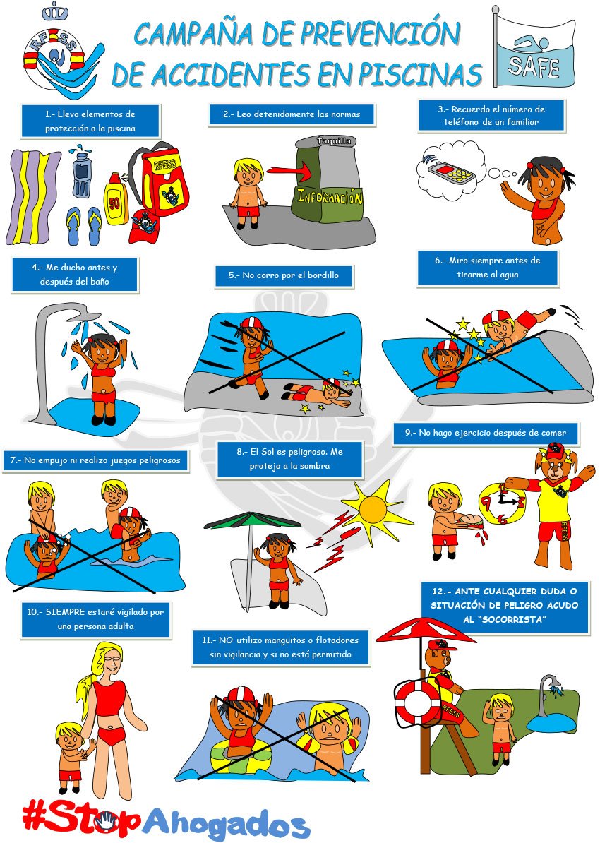 RFESS1's tweet photo. #StopAhogados |PREVENCIÓN
Doce consejos para prevenir accidentes en piscinas. https://t.co/zoLZPan8Fn