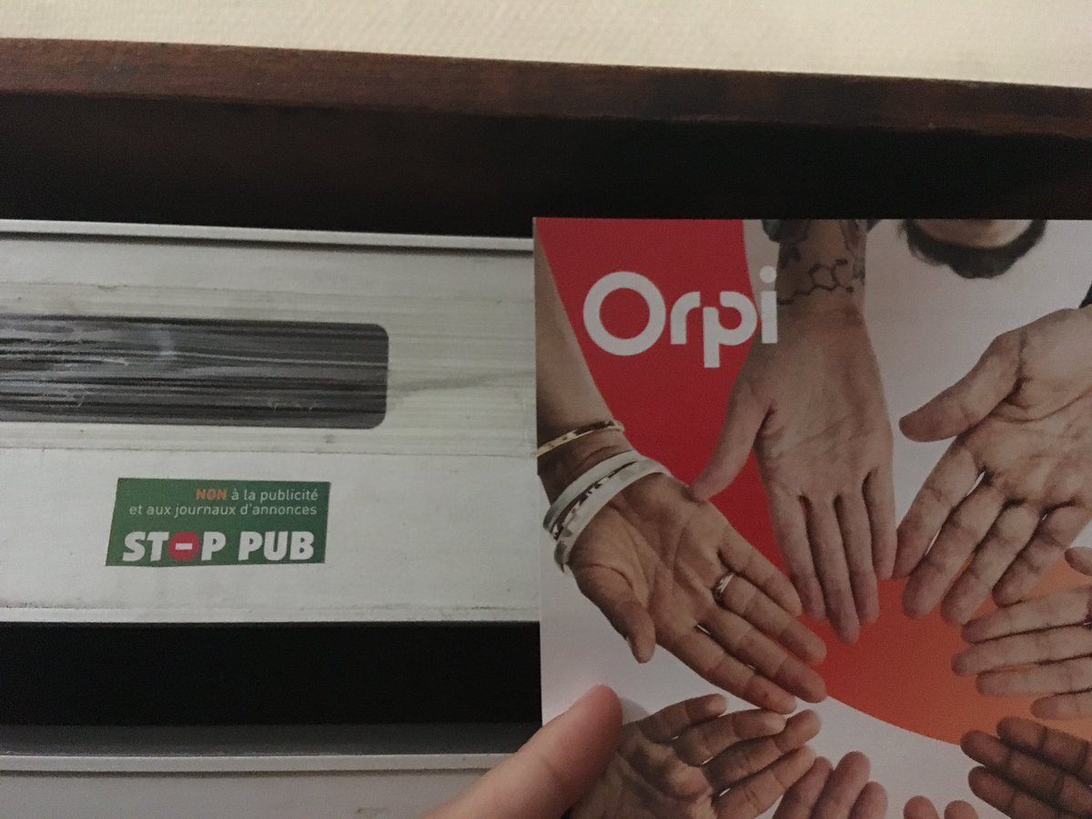 PerrineFerry's tweet photo. Bonjour @Orpi_France, à l’avenir merci de suivre la consigne #stoppub #environnement ... 🌱 https://t.co/glicynRhiH