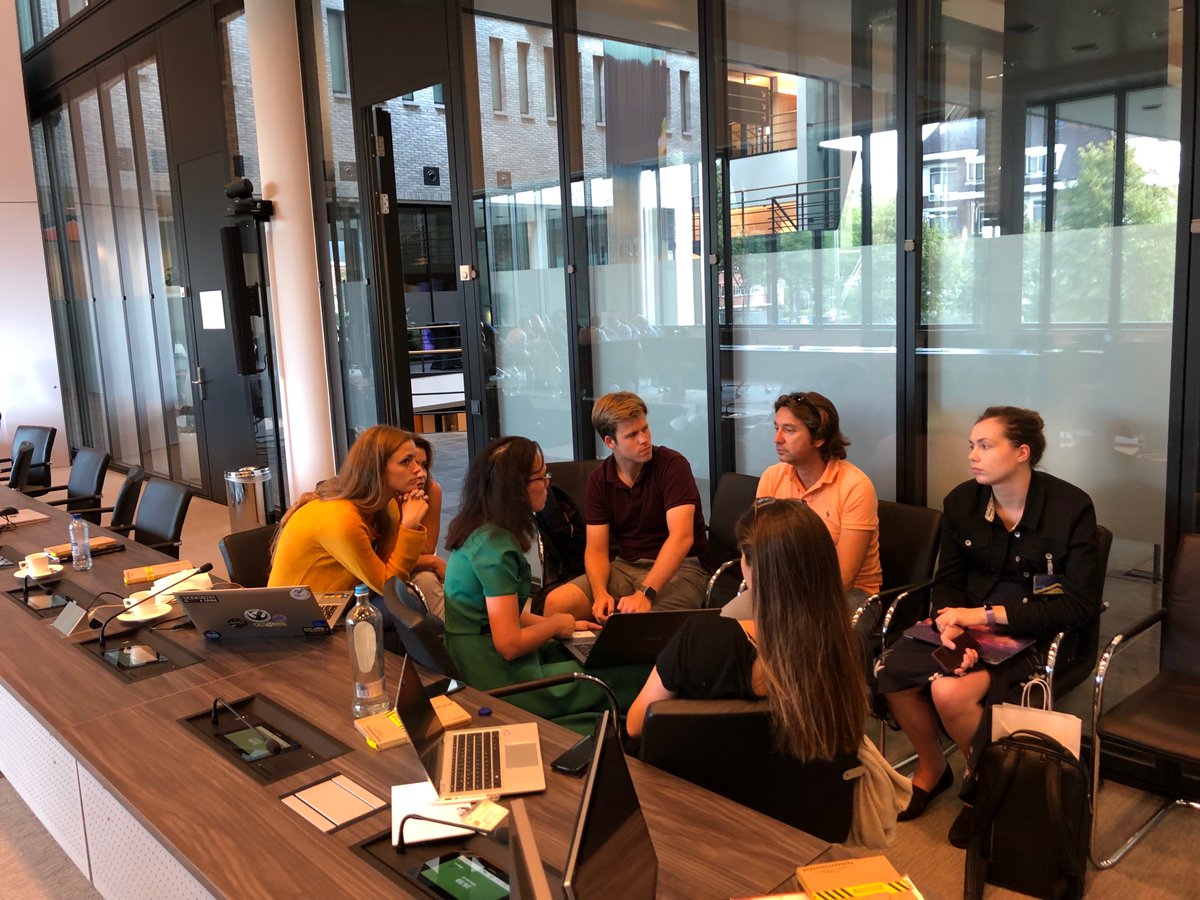 icsss_cyber's tweet photo. Great day at @EC3Europol filled with presentations on the latest trends in #cybercrime, #cryptocurrency investigations, #blockchain, #OSINT and #ICSSS19 students working on their challenge presentations for tomorrow! https://t.co/O8e7ctspfn