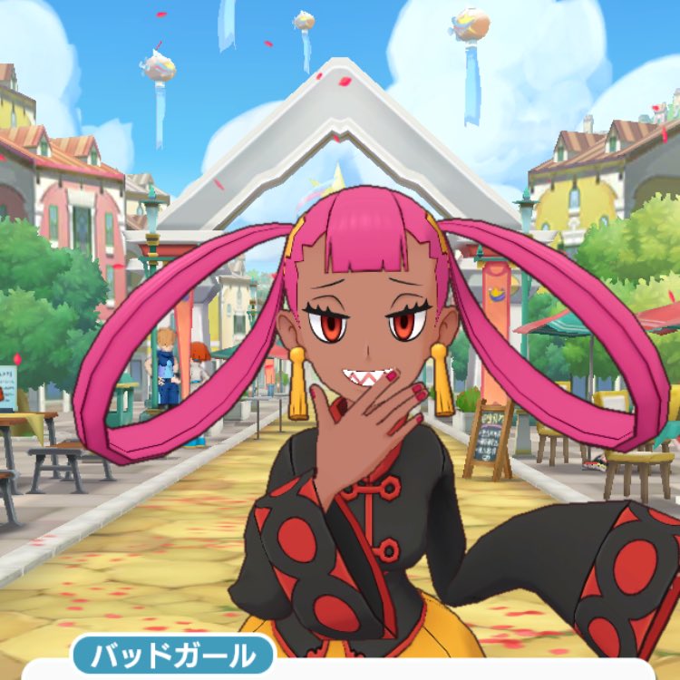 守宮 ポケモンのバッドガール ド趣味過ぎて無理 褐色ピンク髪 トドメのギザ歯 最高 T Co Wzbmjxpphq Twitter