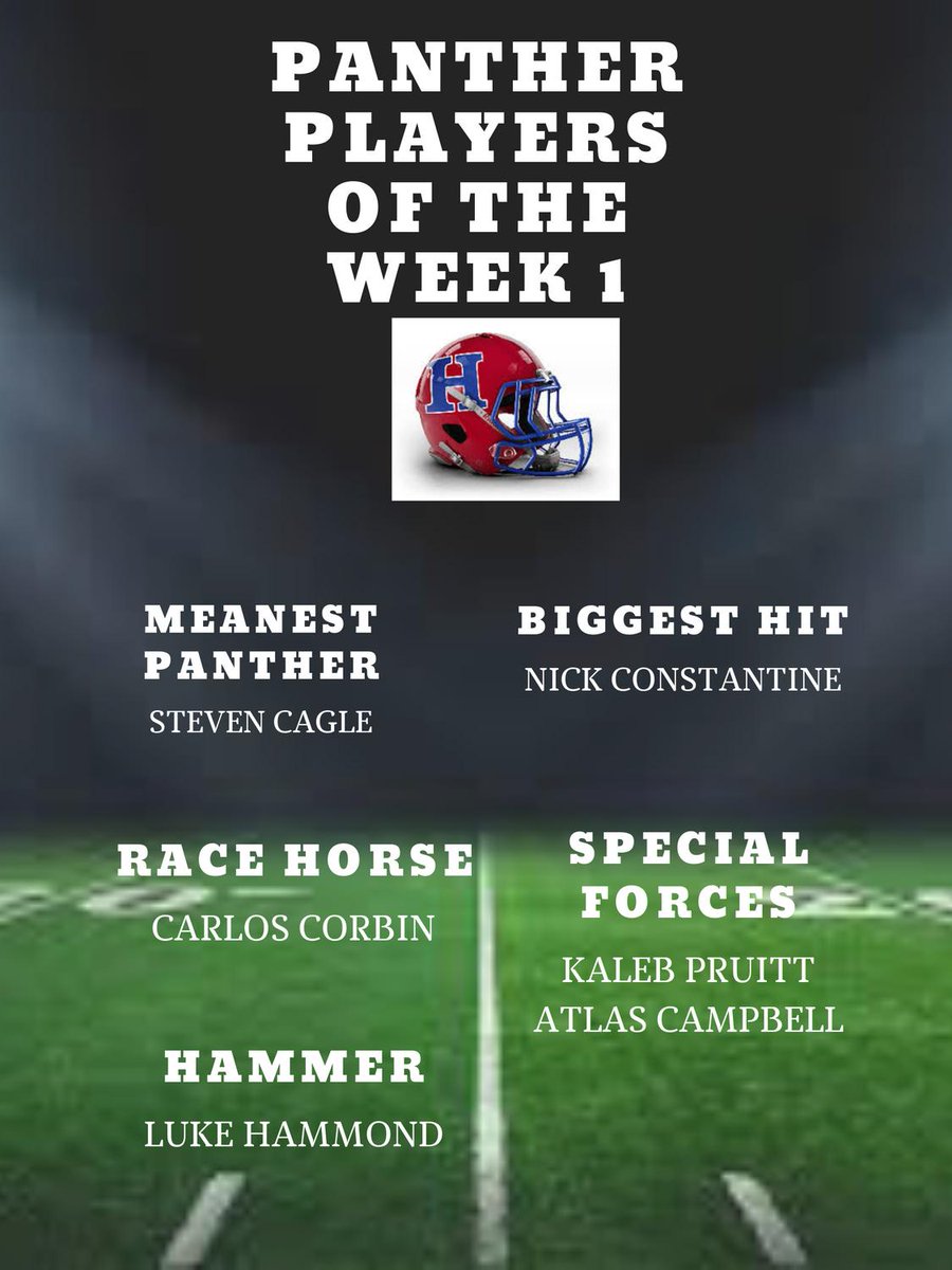 coachhancock40's tweet photo. WEEK 1 WINNERS 
HUNTSVILLE vs. DECATUR https://t.co/afpZXxwEy9