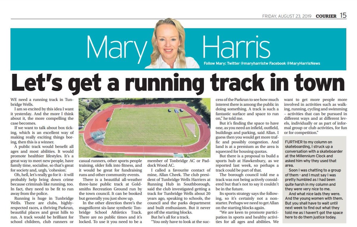 New one in tomorrow, so here's my current one. Feedback please - I'll retweet some to stimulate discussion. #SunnyTunny 🏃‍♀️🏃‍♂️