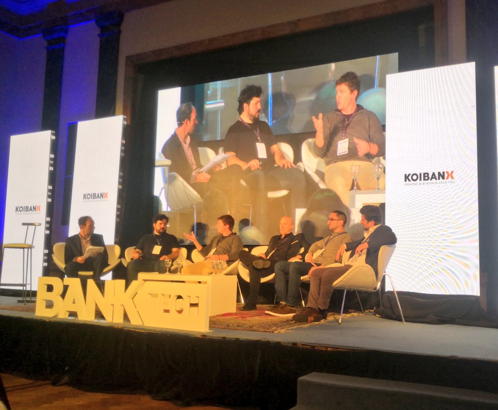 MarcoCavasotto's tweet photo. 🔎 "#Bitcoin and #Blockchain" at @bankmagazine #BankTech2019 https://t.co/QZqy4Bo0WO
