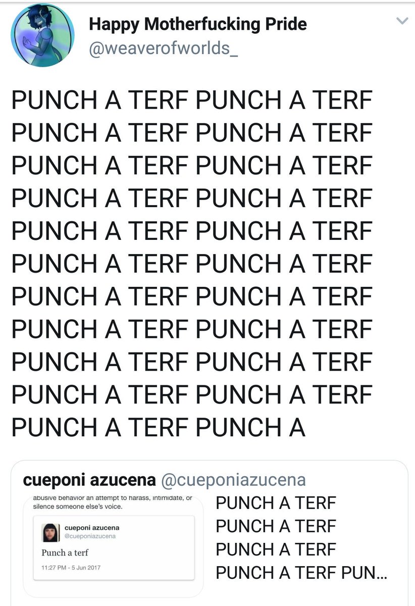 4. With regard to the nazi charge in particular, they also seek to capitalize on the “punch a nazi” trend, hence the calls by genderists to exact the same violence onto women who refuse to be bullied into uttering their Orwellian falsehoods. 6/8