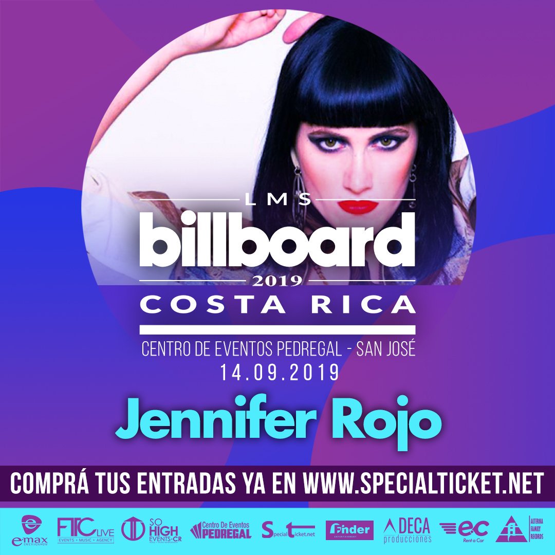 Otro talento Billboard LMS Costa Rica!! La bella voz de la artista <a href="/JRojo_Oficial/">Jose Rojo</a> 🔥Entradas a la venta en specialticket.net 
<a href="/billboardlms/">Billboard LMS</a> 🎼 <a href="/billboard/">billboard</a> <a href="/billboardlatin/">billboard latin</a>
SOHIGH EVENTS COSTA RICA
FEEL THE CLUB INTERNATIONAL
DECA PRODUCCIONES
EmaxEntertainment @DuperlySalcedo