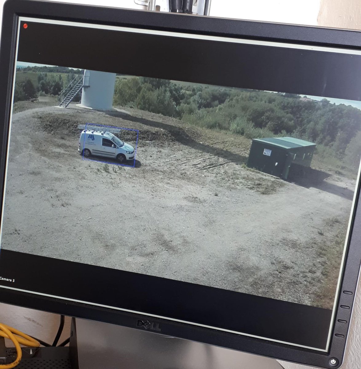 Great weather to be out and about today servicing this wind turbine farm!