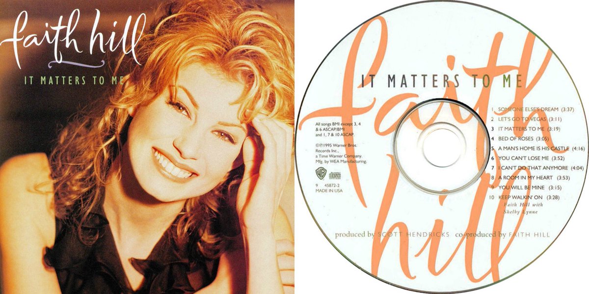 Countryjamboreetv On Twitter 24 Years Ago Today August 29 1995 Faith Hill Released Her Second Studio Album It Matters To Me It Produced Five Top Ten Hits On The Hot Country Songs It was released in january 1996 as the third single from her album it matters to me. twitter