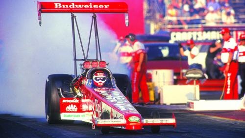GvilleDragRaces's tweet photo. It's a slow week. How about a #ThrowbackThursday to one of the biggest moments in @NHRA history? You know, the one where Kenny Bernstein hit 300 MPH at the 1992 #GatorNats? https://t.co/RjEcmwGyHi