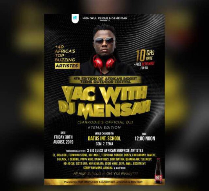 iamNanaKobby's tweet photo. We Are Making History Tomorrow #VacWithDjMensah @DJMENSAH1
#UntouchableConcert🔥🔌 https://t.co/GMjNFWX1mo