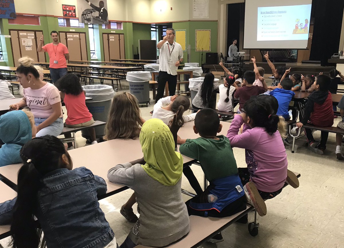 ScottWhitbeck2's tweet photo. Cesar Chavez staff getting the school year off to a great start- teaching routines and expectations, emphasizing mutual respect, safety, kindness, growth mindset, &amp; their belief in the potential of each and every child. Thanks to Principal Munoz &amp; her wonderful staff! @PPSConnect https://t.co/yp4gkwBXV4