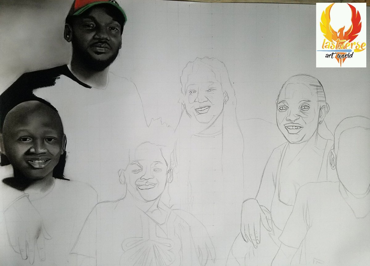 artistlastverse's tweet photo. I can only work n pray until something happens. Working on subjects with great testimonies. Pls hlp me retweet ;work in progress #annieidibia1 #2baba #tuface https://t.co/JHhSsEOAyg