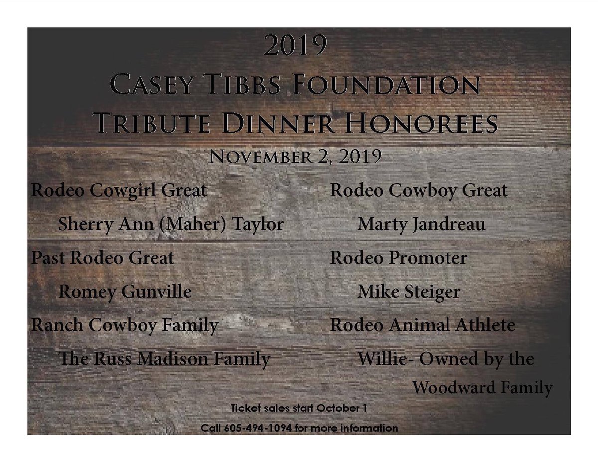 2019 Tribute Dinner Honorees announced!