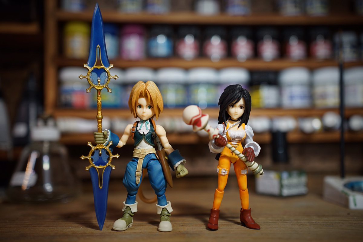 ファイナルファンタジー9 ブリングアーツ ジタン ＆ ガーネット 可動