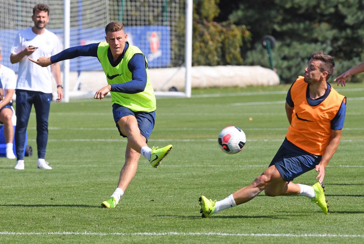 ChelseaFC's tweet photo. Never stop working. 💪 https://t.co/qiRwbdy8Q5
