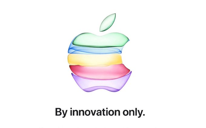 正式発表 Apple 9月10日にスペシャルイベント By Innovation Only を開催 招待状には 5色のレインボーロゴ 日本時間19年9月11日 水 午前2時 Apple Brothers Loves Mac