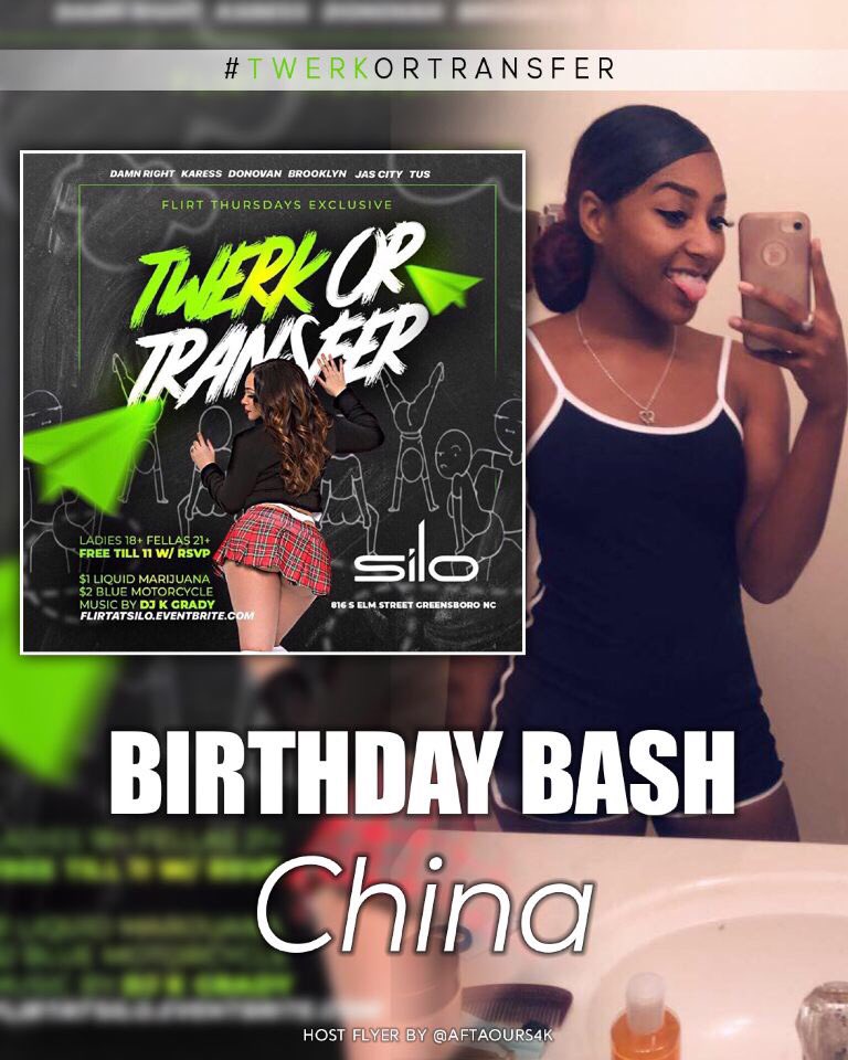 1400glock's tweet photo. Tonight The Move Is #FlirtThursdays #TwerkOrTransfer 

@ Club Silo 816 S. Elm St

Hosted By @iAmRonnyMontana X @Mrkaress X @_KingRighteous 

Music By @DJKGRADY_JC 

Ladies FREE RSVPS ⬇️ https://t.co/wgsBWzZgbj

#Ncat23 #Uncg23 #Bennett23
#CollegeThursdays 

#TurnUpSquad 🏆 https://t.co/vudG3eMIfV