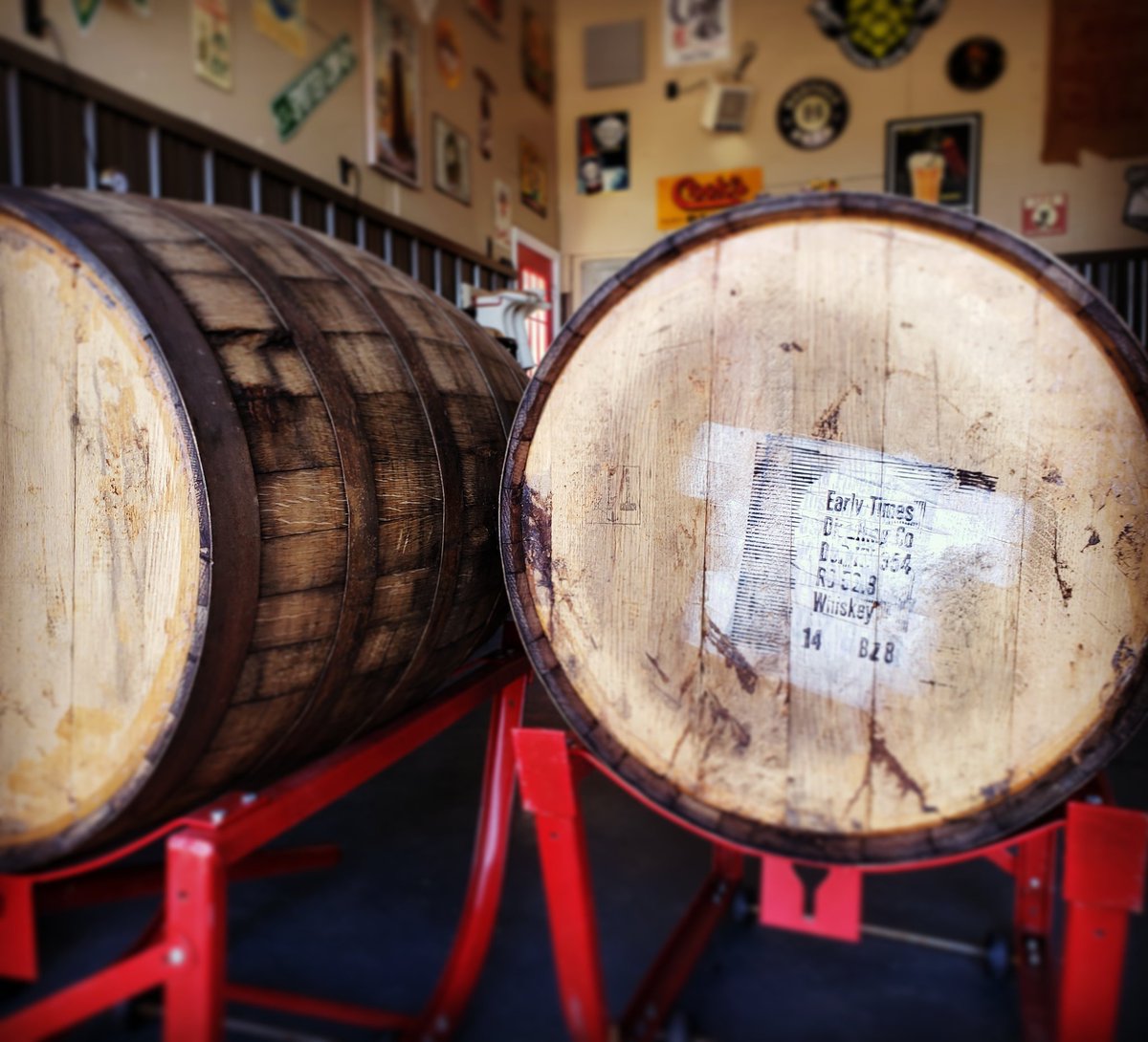 We welcome these two beauties, Olivia and Clara, into the brewery family. They will soon be filled with liquids dark and/or sour.
