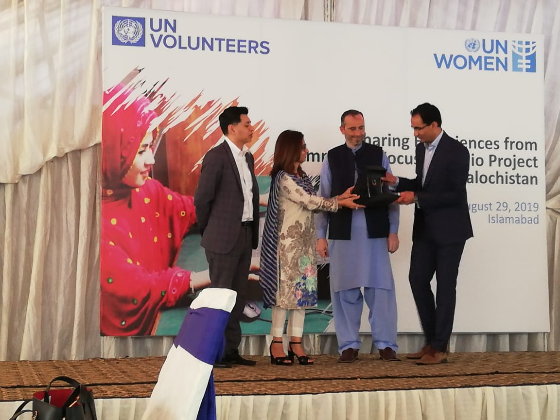 tjtalat's tweet photo. Honoured &amp; highly grateful to @unwomen_pak &amp; @UNVPakistan for recognising our small efforts in making #community  #radio project #Balochistan, successful &amp; visible, nationally and internationally. 
@unwomenasia @UNVolunteers @pkBritish @LondonMetUni @Waseem_Ashraf @ToilyKurbanov https://t.co/C1on6zFvBo